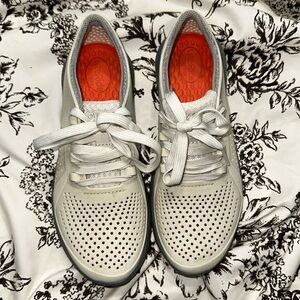 Crocs LiteRide Pacer Almost White/ Slate Grey